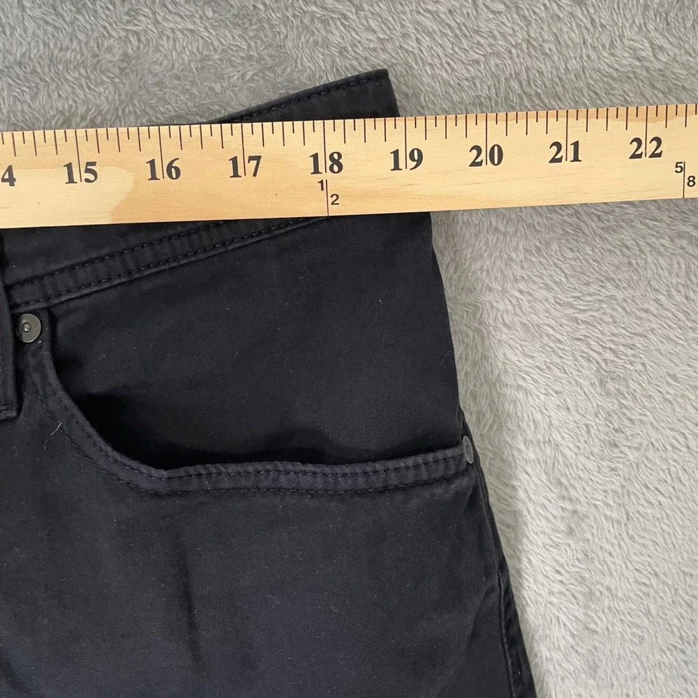 AG Adriano Goldschmied Jeans Mens 38x29 Black The Protege Straight Leg Pants